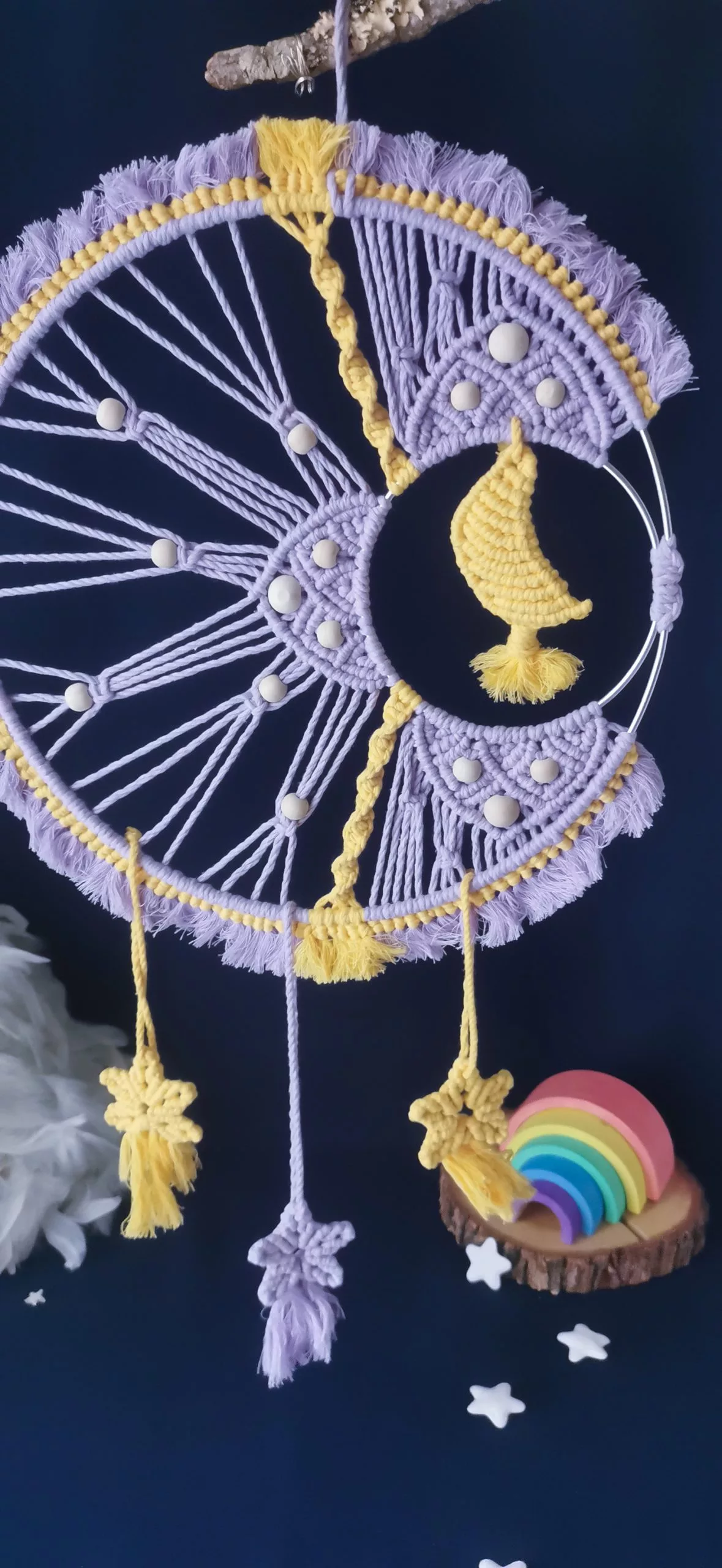Attrape-rêve lune 🌙 Rayon de lune