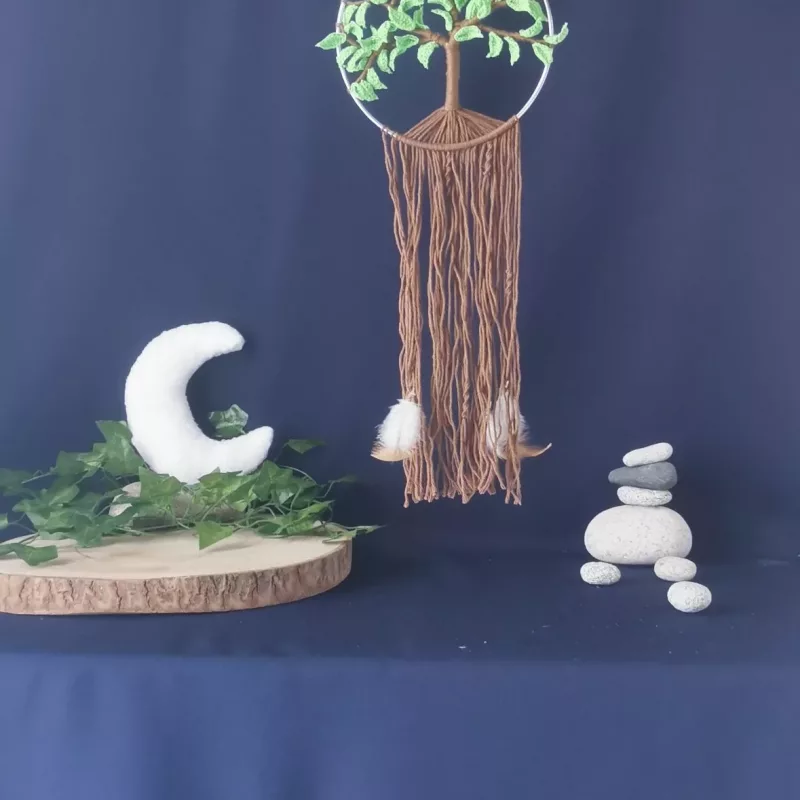 Attrape-rêve arbre de vie 15 cm