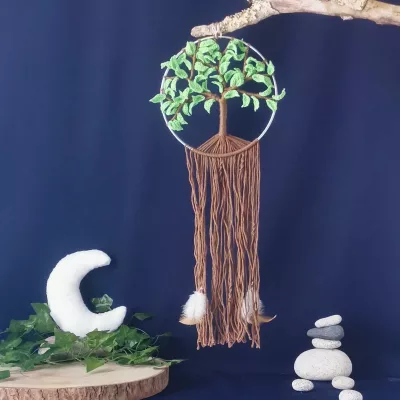 Attrape-rêve arbre de vie 15 cm