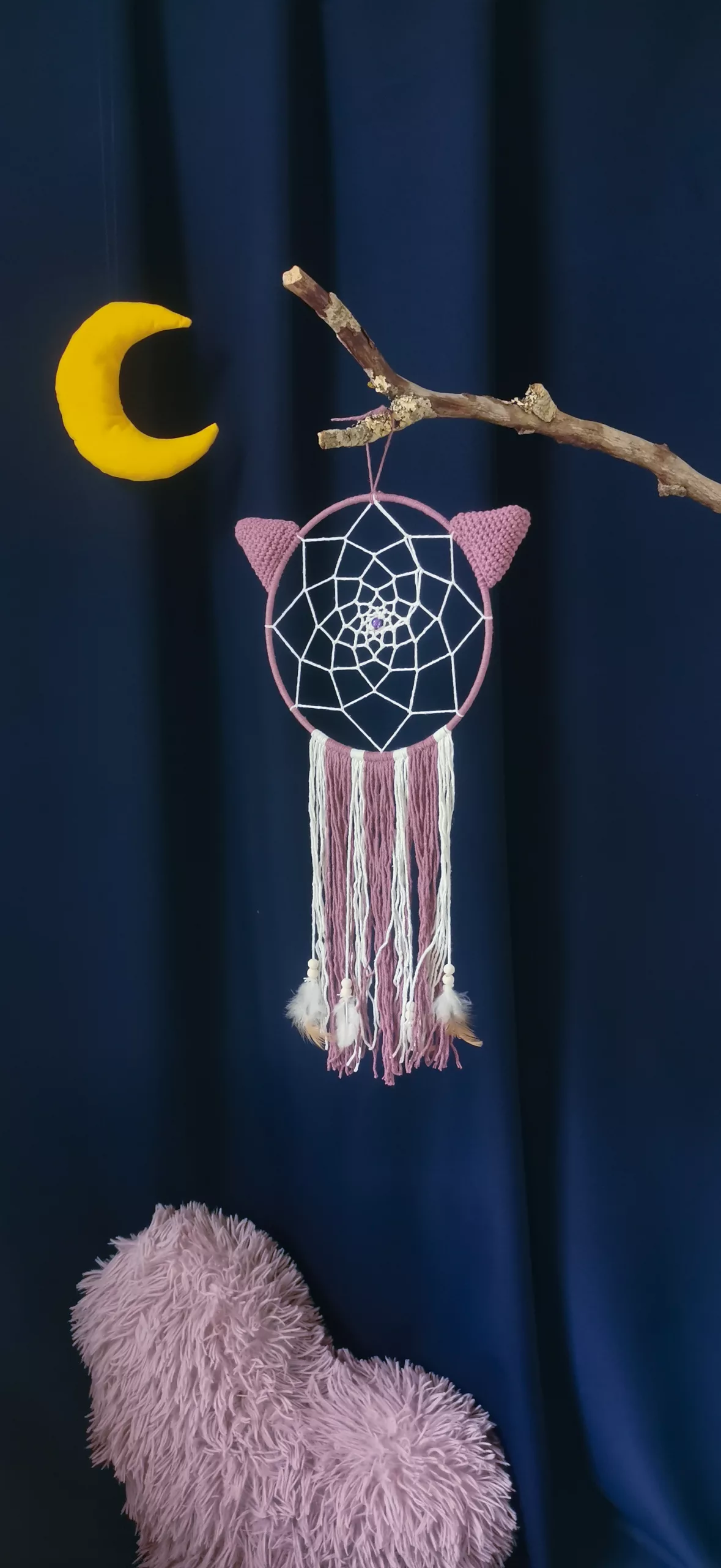 Attrape-rêve chat