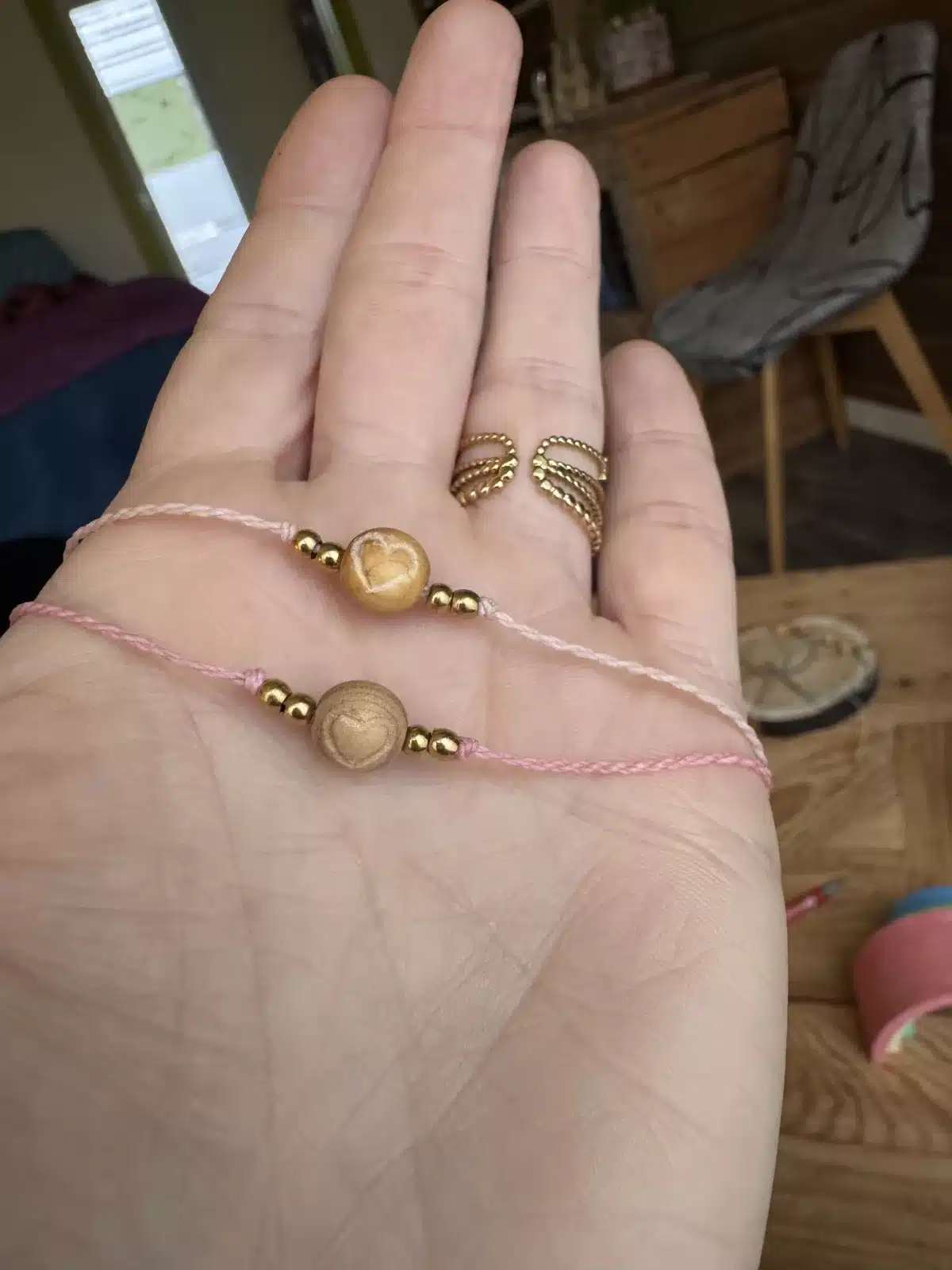 Commande personnalisée duo bracelet Alma