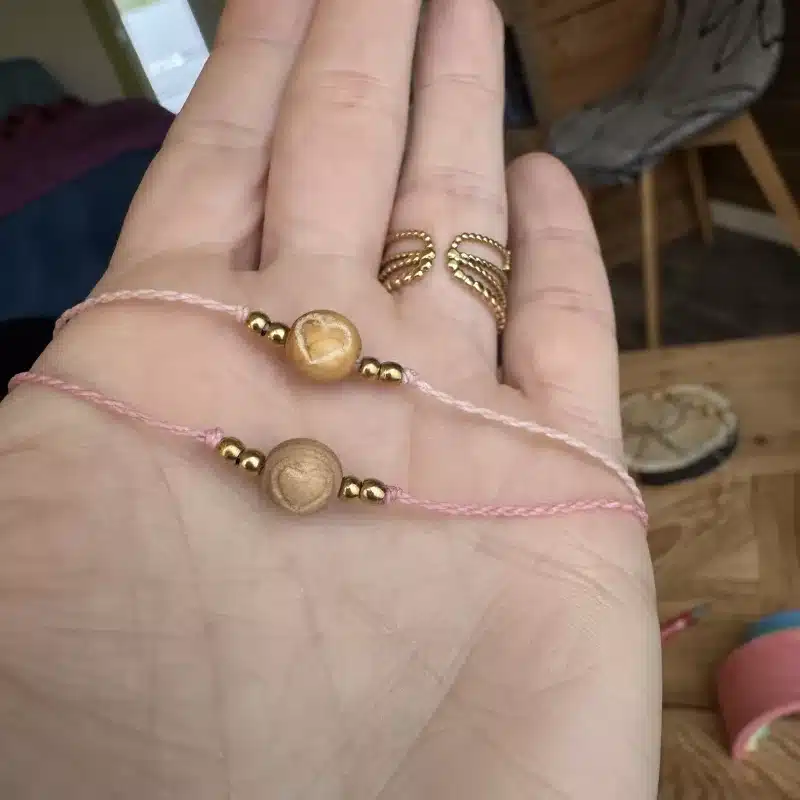 Commande personnalisée duo bracelet Alma