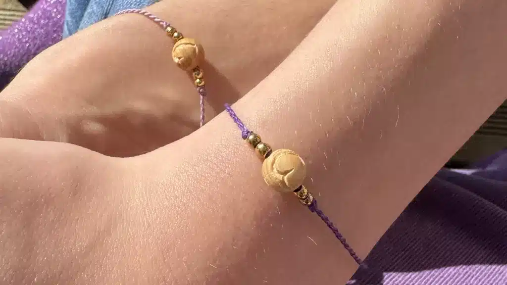 Bracelet parent-enfant Alma en micro-macramé